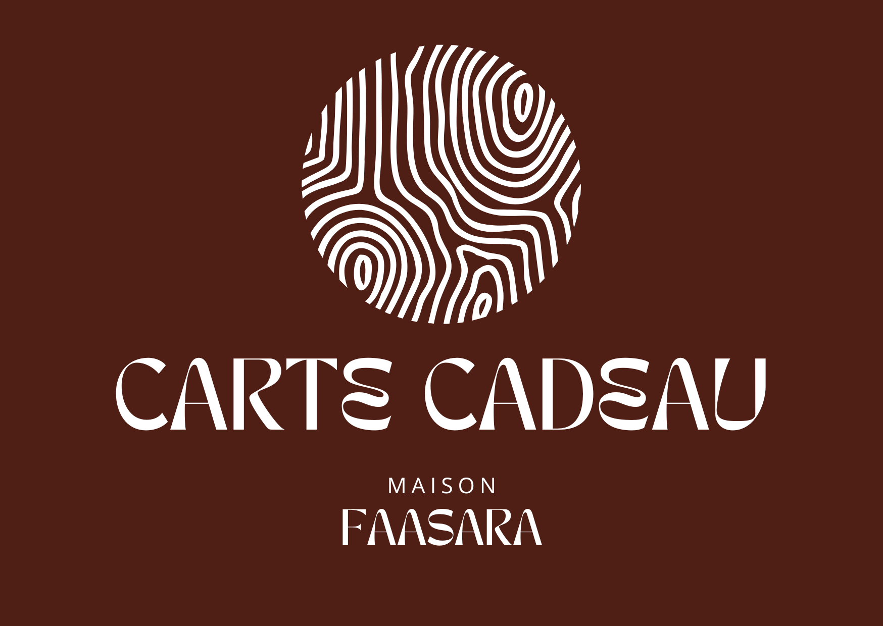 Carte-Cadeau Maison Faasara