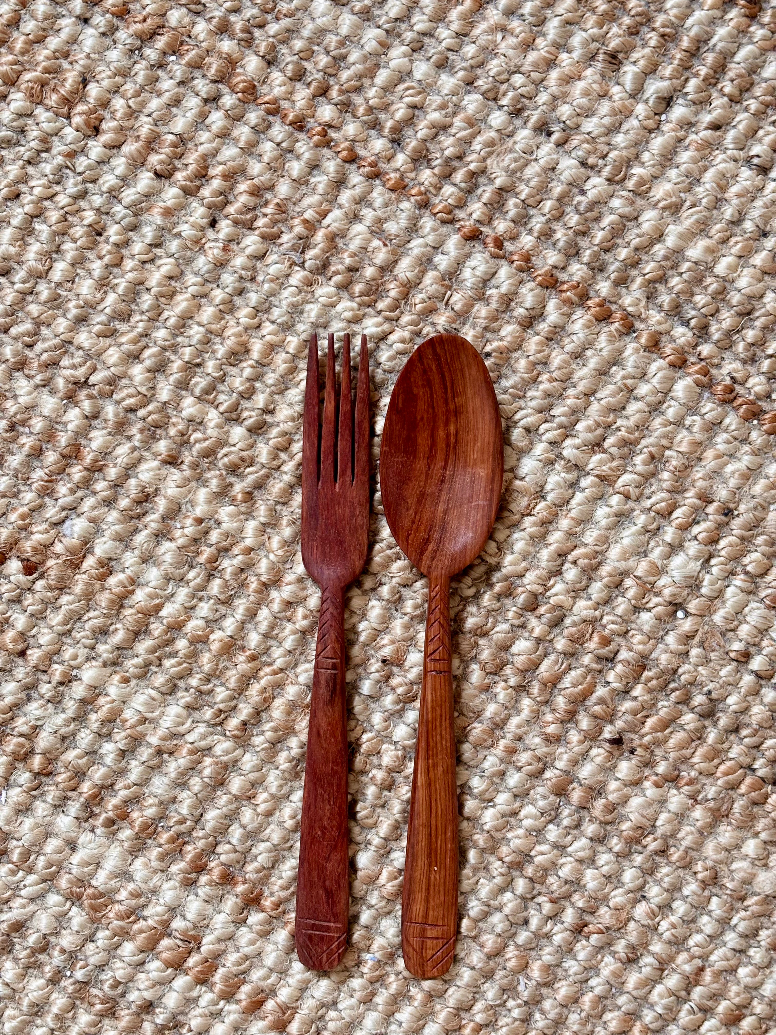 RÈÈR - Duo de couverts à salade en bois