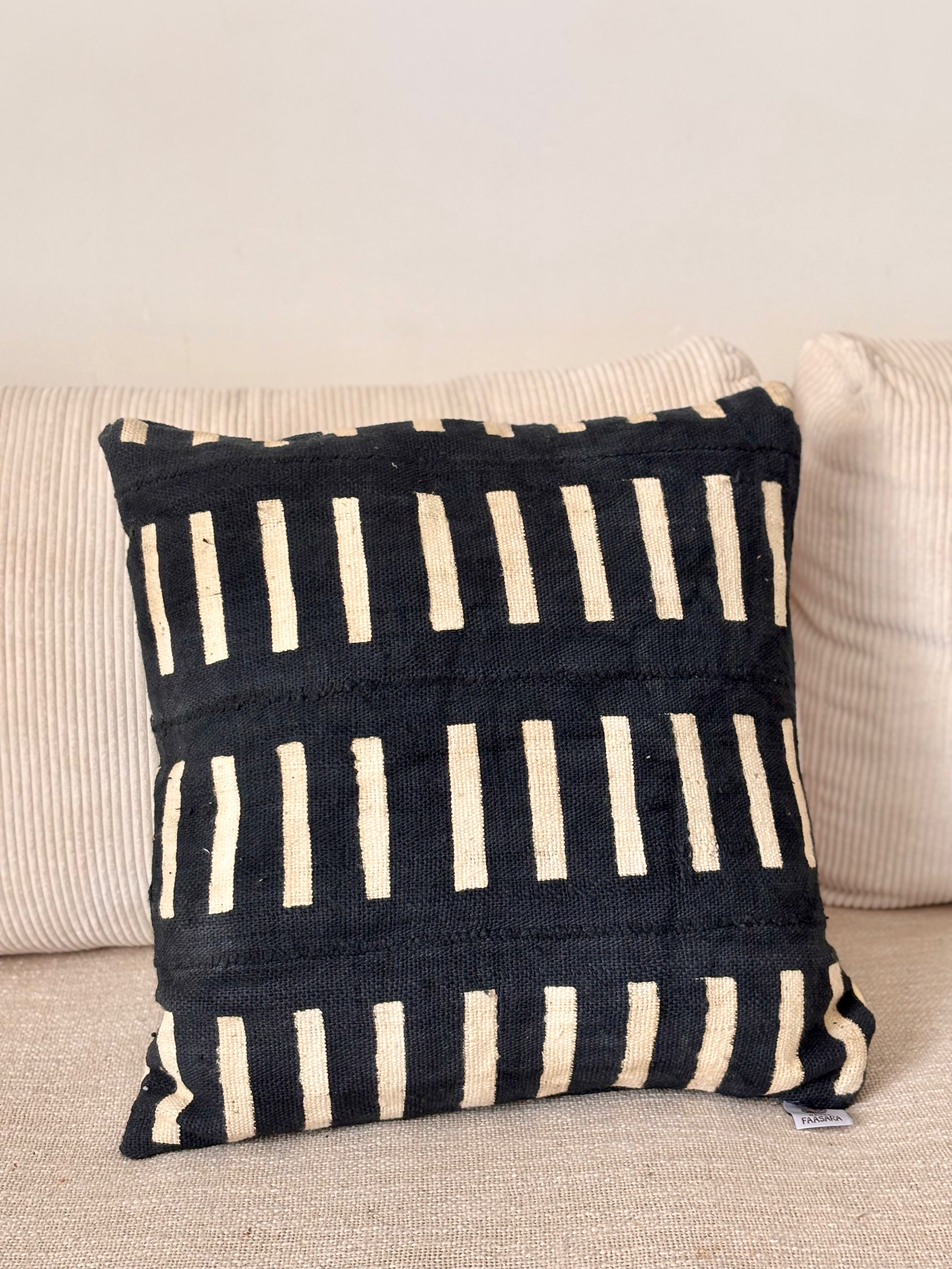 GUDDI - Lot de 2 housses de coussin bogolan